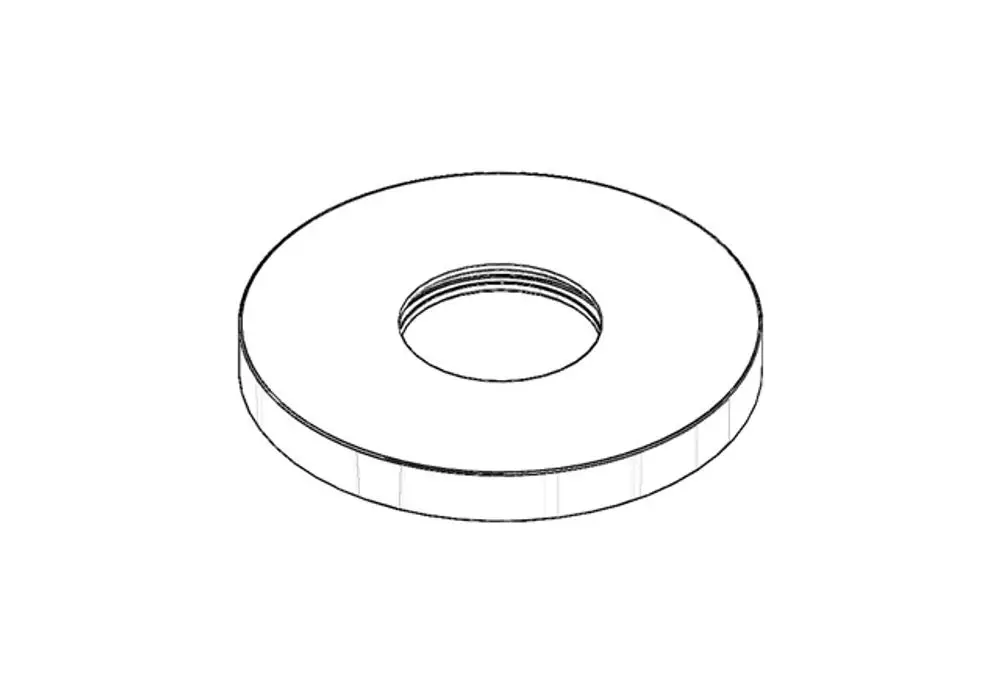 DORNBRACHT Rosette ERSATZTEILE 092788007 D. 135 x 15,5 mm Champagne gebürstet (22kt Gold), 092788007-46 Galeriebild 1